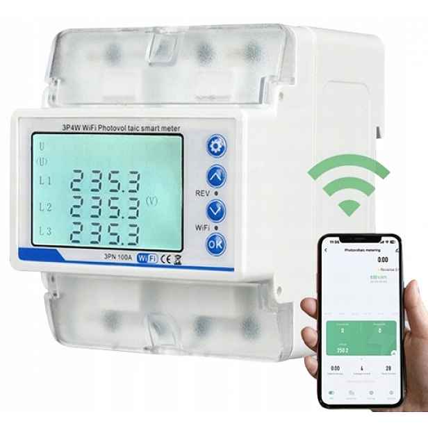Fotovoltaický Wifi Měřič, Inteligentní 3-FÁZOVÝ Spínač S Počítadlem