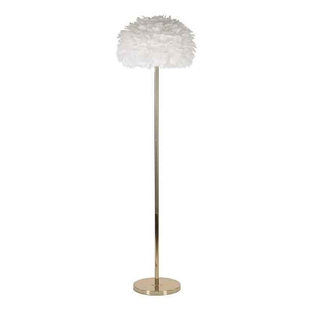 Mauro Ferretti Stojací lampa Feathers 170 cm bílá/zlatá