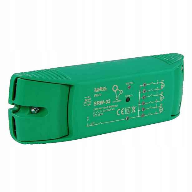 Ovládač Rolet Wi-fi 3-ROLETY +1 Kanál Zapnuto/vypnuto Typ SRW-03 Supla Zamel