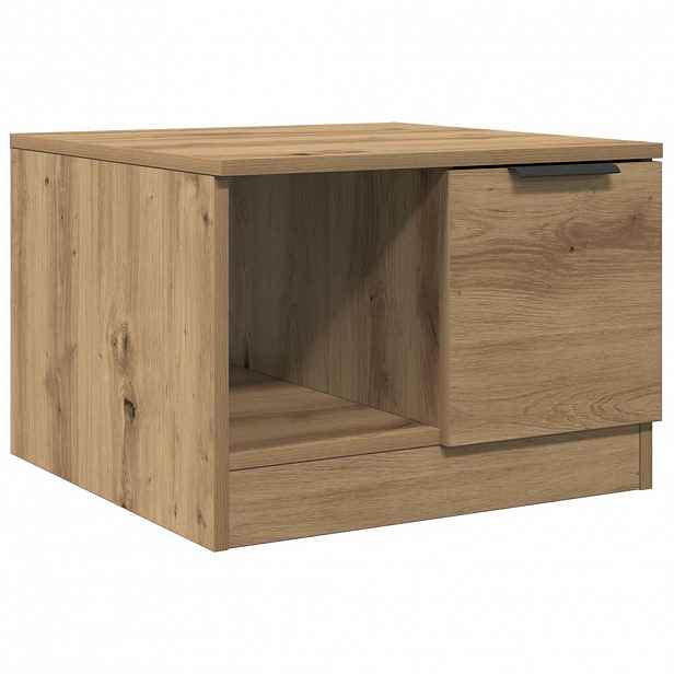 vidaXL Konferenční stolek dub artisan 50x50x36 cm kompozitní dřevo