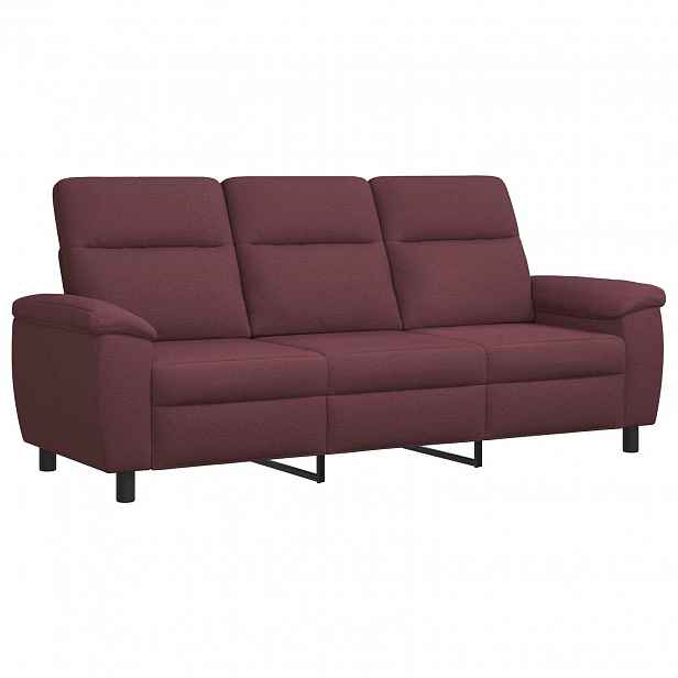 vidaXL Pohovka Fialová 214 x 90 x 95 cm Textil