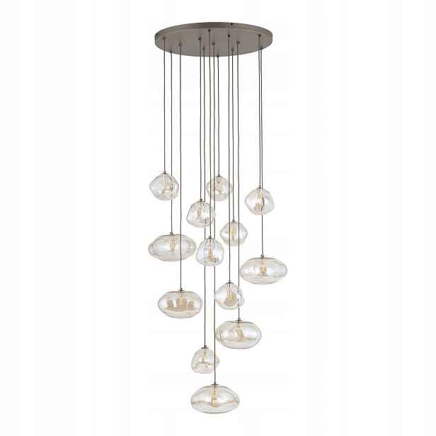 Závěsná lampa Převis Hnědá Regulace výšky 13xG9 Nebia Tk Lighting
