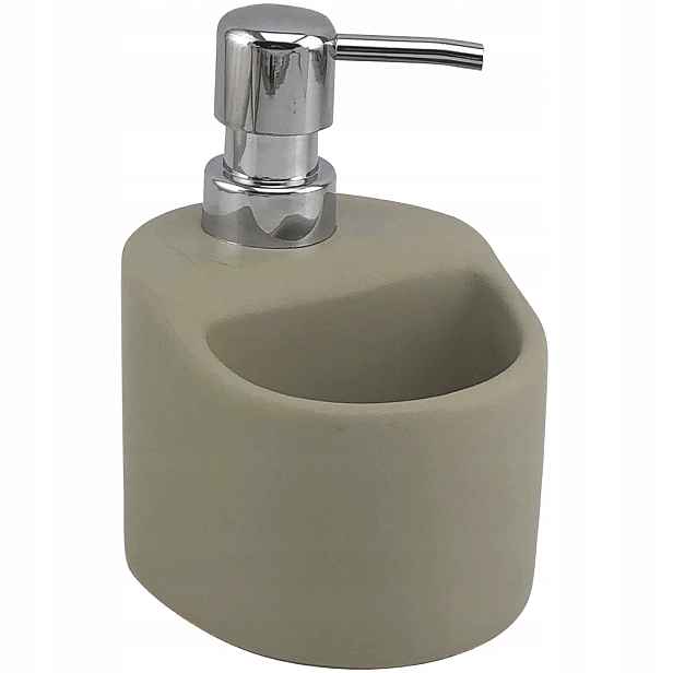 Keramický Dávkovač Yogo 330 ml Béžová/Chromová barva Matný povrch