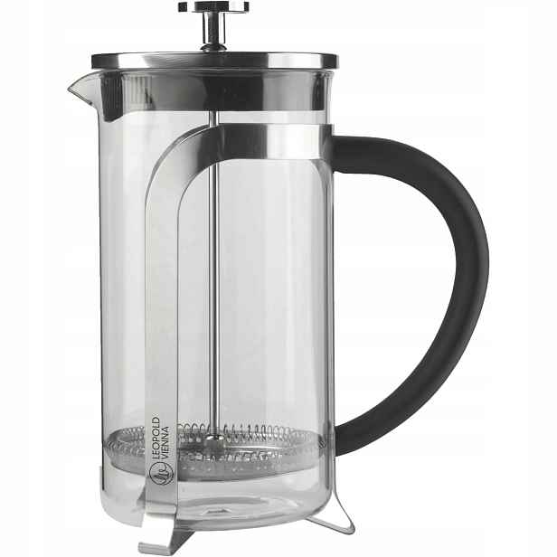 Leopold Vienna Shiny French Press, objem: 1,00 litr, výška: 242 mm