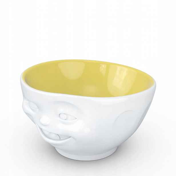 Porcelánová miska 500 ml Winking saffron uvnitř