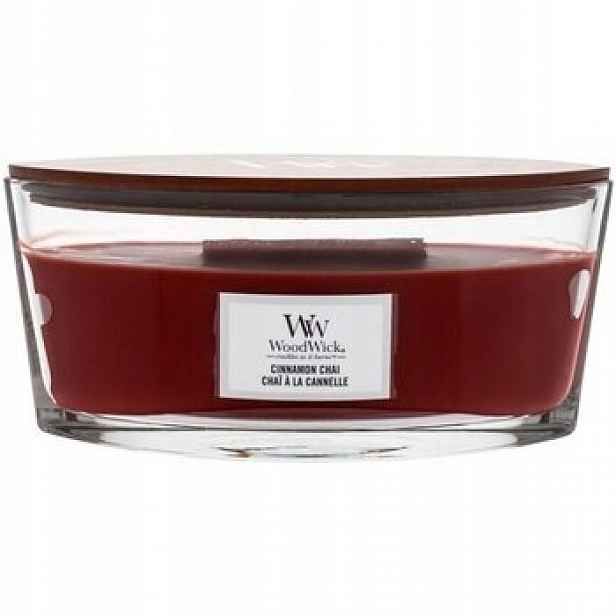 WoodWick Cinnamon Chai Ellipse svíčka 453.6 g