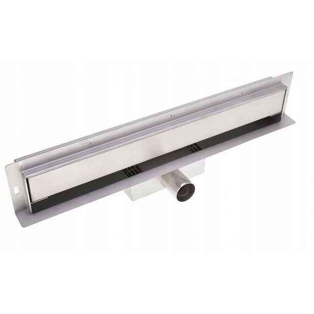 Lineární Odtok Stěnový Boční 60 cm Nerezový