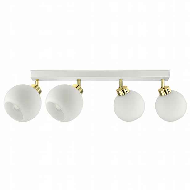 Závěsná stropní lampa Stropní Svítidlo Bílá Skleněné koule Bílé sklo BG4 Led E27