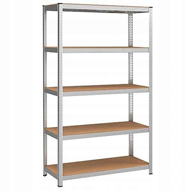 Kovový regál Songmics 200x120x60 cm 5 polic, nastavitelný, 875 kg