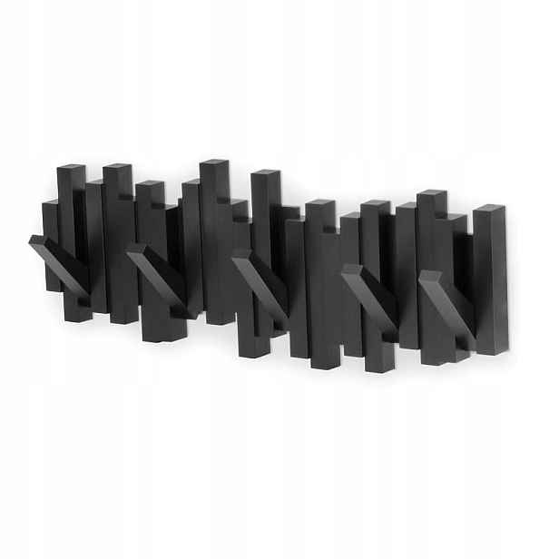 Moderní věšák na oblečení Sticks černý Umbra