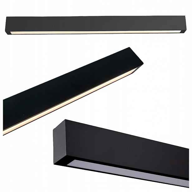 Nástěnná Lampa Ibros 93 CM IP44 Led Cct Light Prestige Elegantní, Moderní Černá
