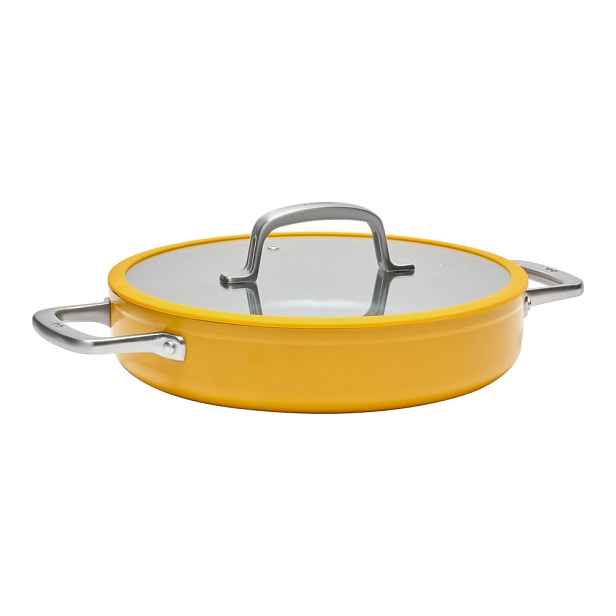 Pánev s poklicí/s keramickým povrchem ø 28 cm tegame Meda 3.0 – FABINI