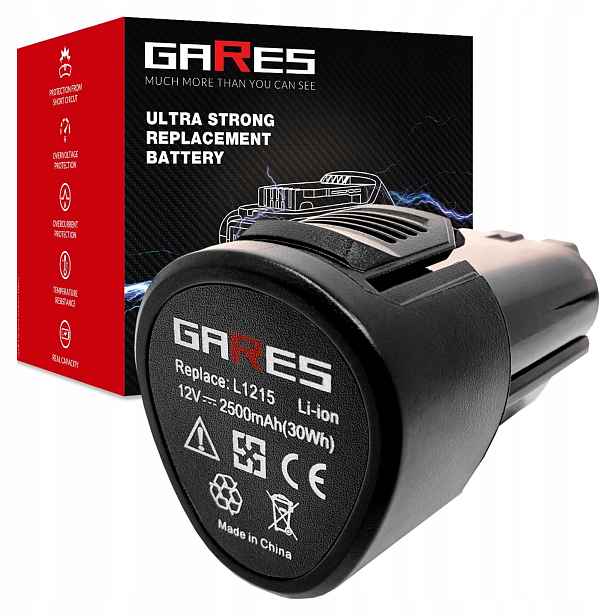 Baterie Akumulátor pro Aeg L1215R BS12C2 BSS12C 10,8V 12V 2,5Ah