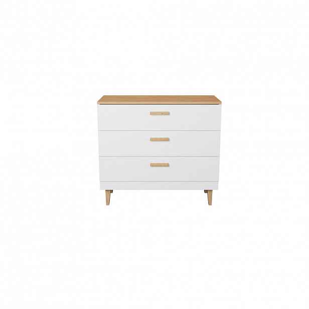 RAUMHIRSCH FURNITURE KOMODA Denver bílá 100/90/47