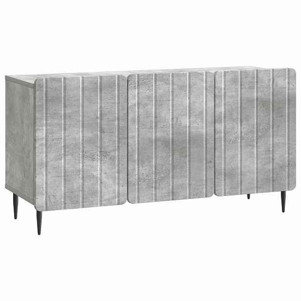 vidaXL Televizní skříň 99 x 34,5 x 52 cm Betonově šedá