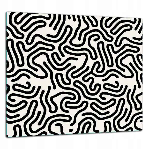 Skleněná Ochranná Deska Panel Lepidlo 65x60 Vzor