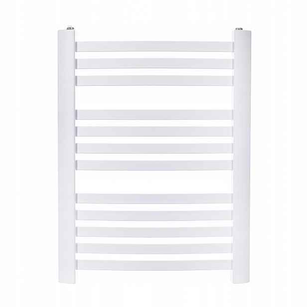 Koupelnový radiátor žebříkový Vinolli Caro vodní 398 W 75x58 cm Bílý