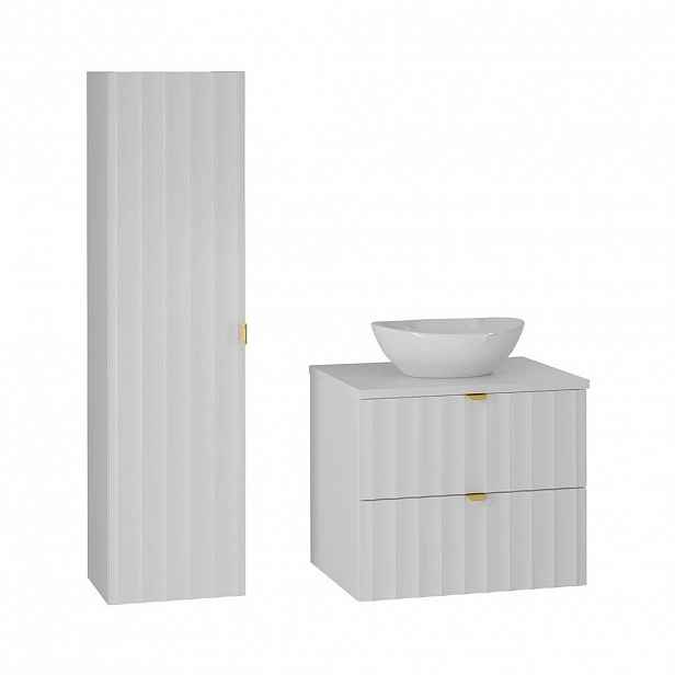 Petits-meubles KOUPELNOVÝ NÁBYTEK 60.6cm Lexa 2er-Set Bílá