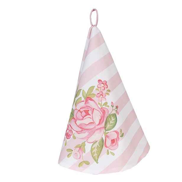Bavlněná kulatá utěrka s květy růže Sweet Roses - Ø 80cm Clayre & Eef
