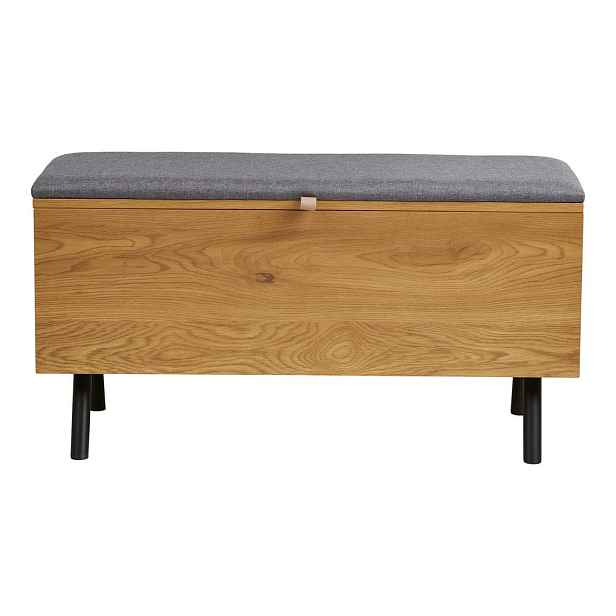 Truhla v dekoru dubu v přírodní barvě 92x48x33 cm Barco – House Nordic