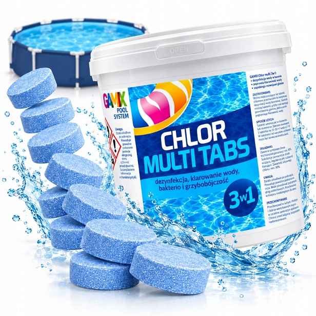 Bazénová Chemie Chlor 3V1 3KG 200G 15X200G Tablety Do Bazénu Best Way