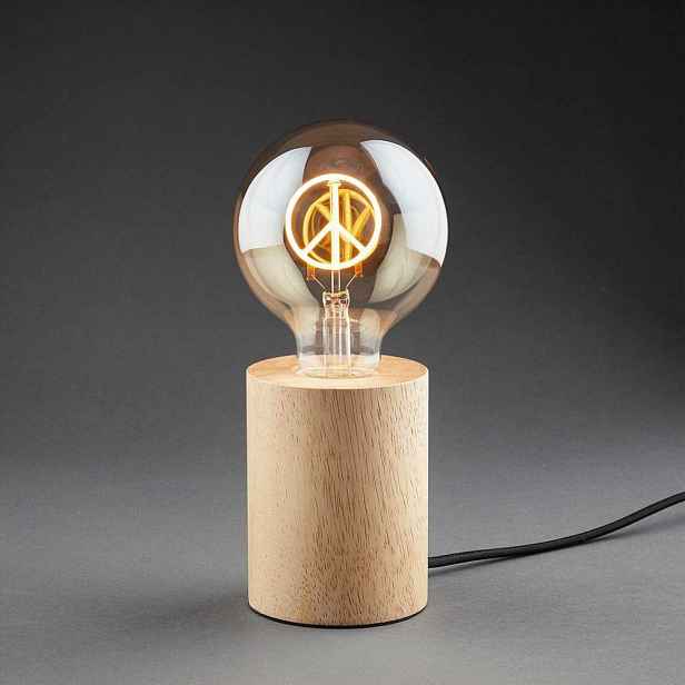 Butlers STILO Stolní lampa dřevěná kulatá 11 cm
