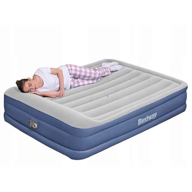 Matrace Turistická dvoulůžková 203 x 152 cm Bestway Vestavěná pumpa