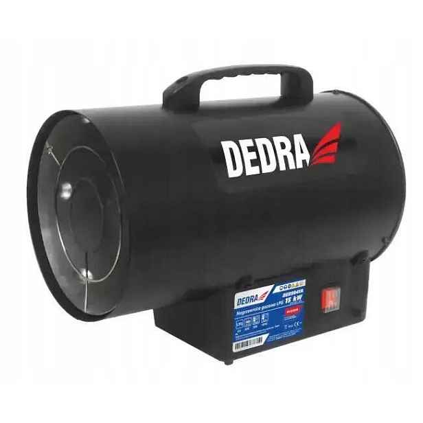 Plynový ohřívač na propan-butan G30 15 kW černý Dedra DED9941A