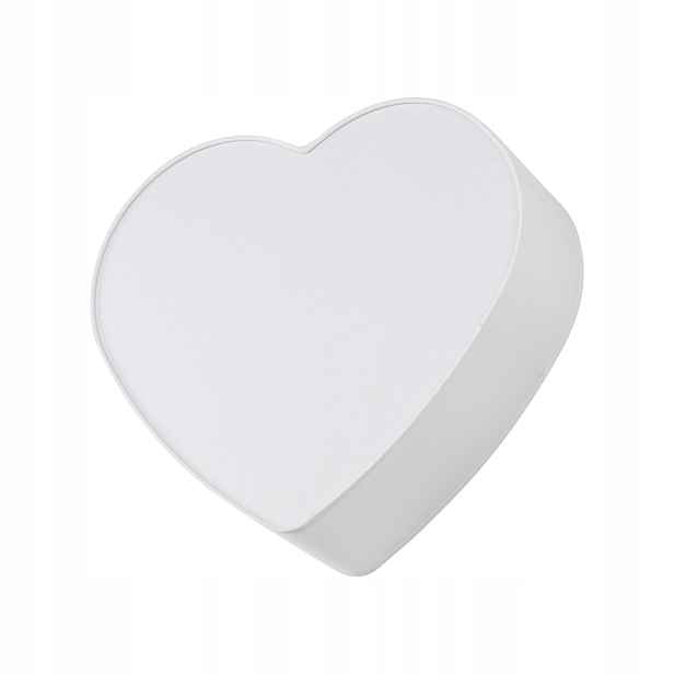 Stropní Svítidlo Heart Bílý Abažur 2xE27 Závěsná lampa Moderní obývací pokoj Dům