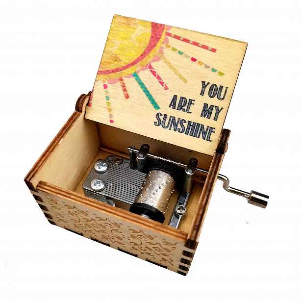 TEMU 1ks Music Box – Dárky pro Manželku Manžel Muži Ženy Přátelé, Narozeniny Valentines Výročí Vánoce Ručně zalomená hrací skříňka Hraje