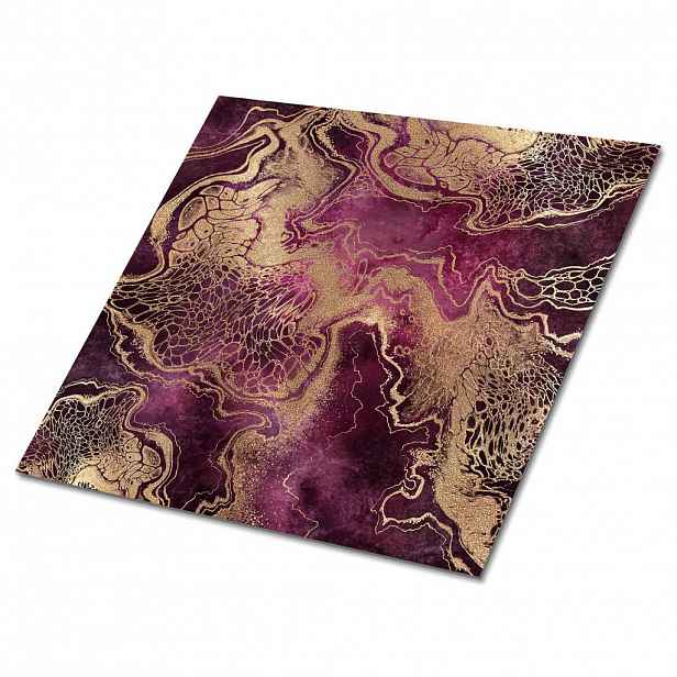 TULUP SAMOLEPICÍ OBKLADY NA STĚNU 9 ks 30x30 cm Písek a mramor