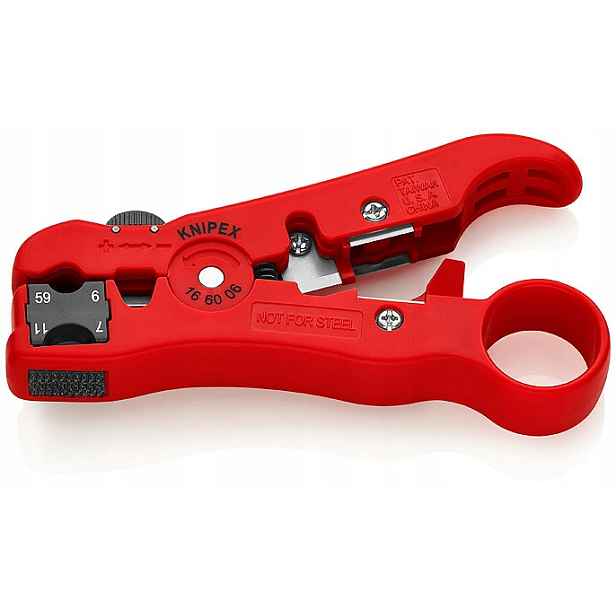 Knipex Odizolační Kleště Kabelů Tele 16 60 06 Sb Teleinformatický