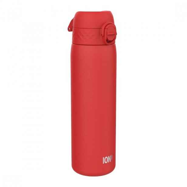 Láhev na vodu "Slim", nerezová ocel, 500 ml, červená - Ion8