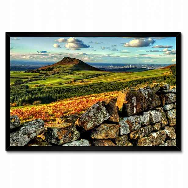 Plakáty v rámu 60x40 Krajina Hory Balvan Nebe