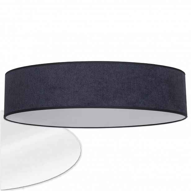 Led lampa Stropní válec Osvětlení do obývacího pokoje Stropní Svítidlo Grafitová 50 cm 3xE27