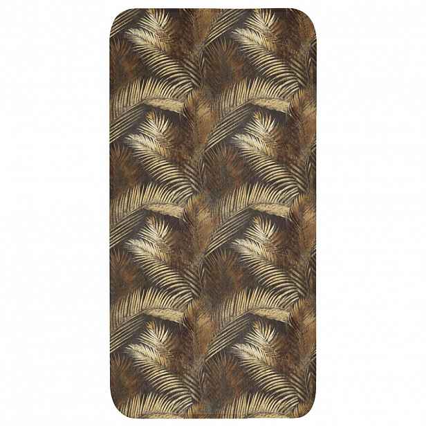 OnlyWow KOUPELNOVÁ PŘEDLOŽKA Tropical - Listy - zlaté 60x120 cm