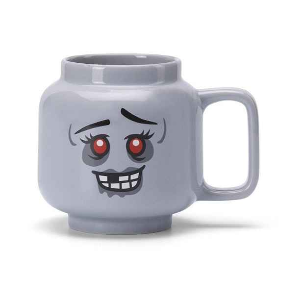 Šedý keramický dětský hrnek na latte 530 ml Zombie – LEGO®