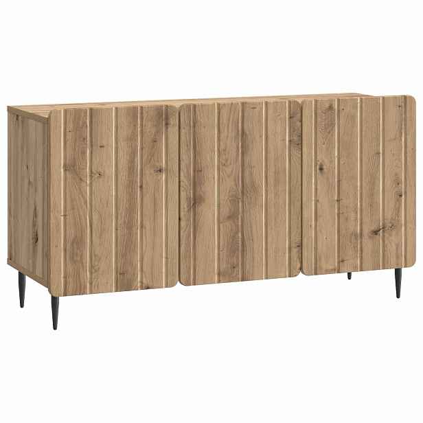 vidaXL Televizní skříň 99 x 34,5 x 52 cm Dub artisan Kompozitní dřevo