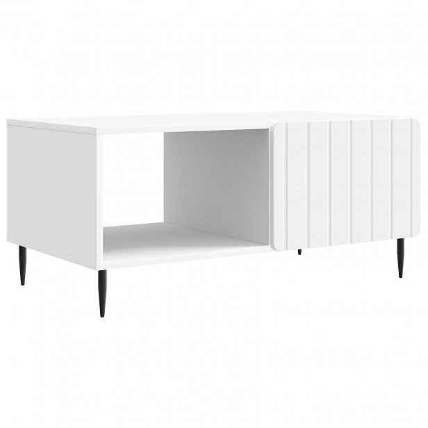 vidaXL Konferenční stolek Bílá 90 x 50 x 40 cm Kompozitní dřevo