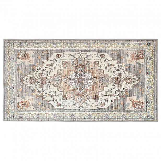 vidaXL Koberec ORIZ Hnědá 80 x 150 cm 100% polyester
