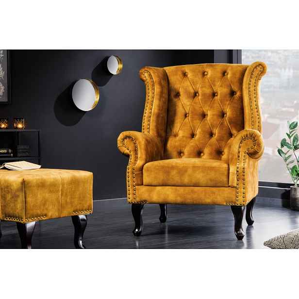 Chesterfield křeslo MIDAS Dekorhome
