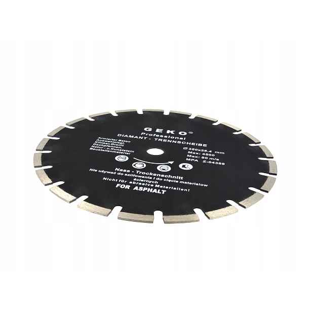 Diamantový kotouč pro řezání betonu 350 x 25,4 mm, asfalt Geko Profiesional