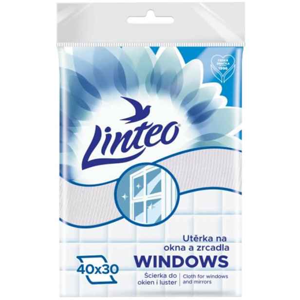 Linteo Linteo-švédská utěrka 40x30cm na okna