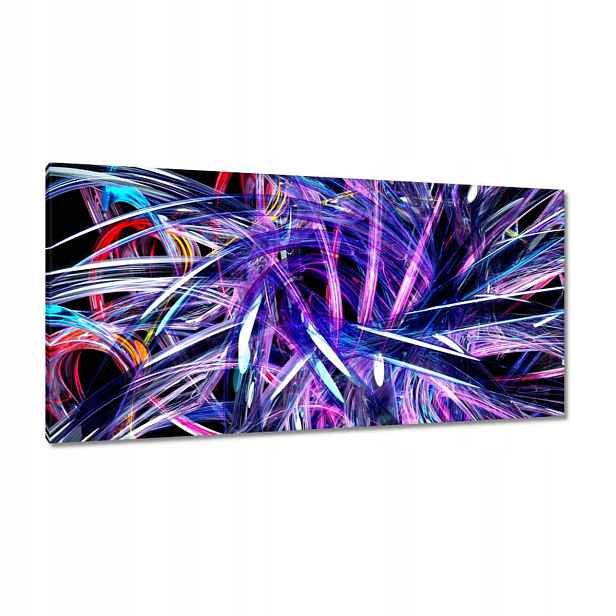 Obrazy 115x55 Fialové náušnice Hroty
