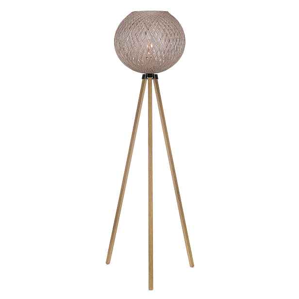 Opviq Stojací lampa Joshua hnědá