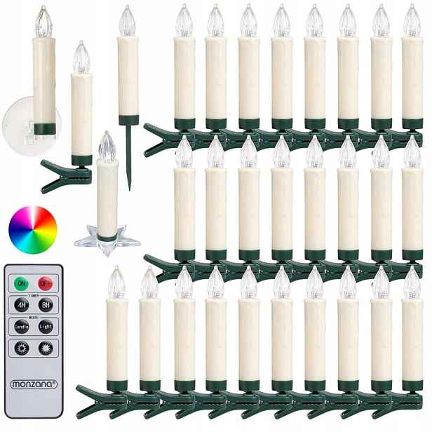 Vánoční Světýlka 30 Led Multicolor Dálkové Ovládání