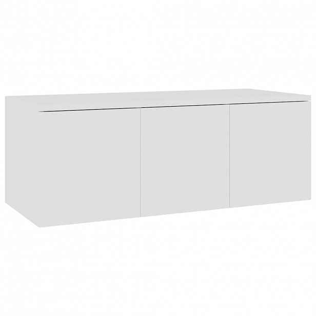 vidaXL TV stolek bílý 80 x 34 x 30 cm kompozitní dřevo