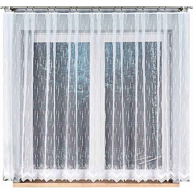 Záclona Vzor 000146 500x160 cm rovná (hotová) s lemováním