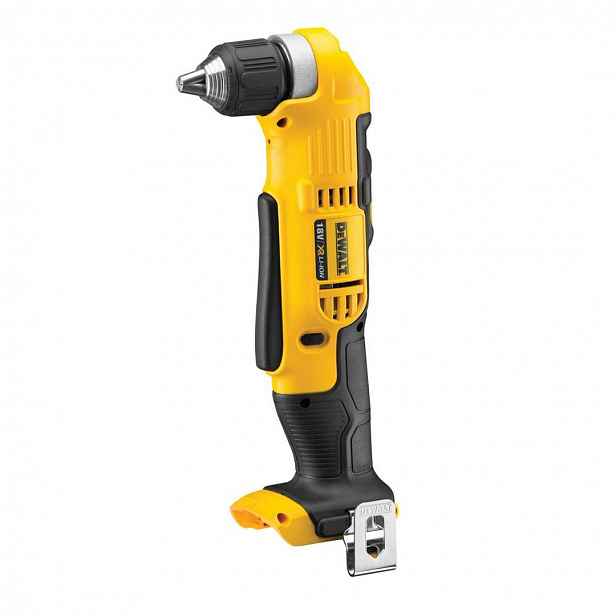 DeWALT - 18V AKU pravoúhlá vrtačka, bez baterie a nabíječky DCD740N