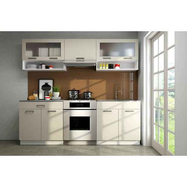 Falco Kuchyňská linka Gloss 160/220 vanilka lesk